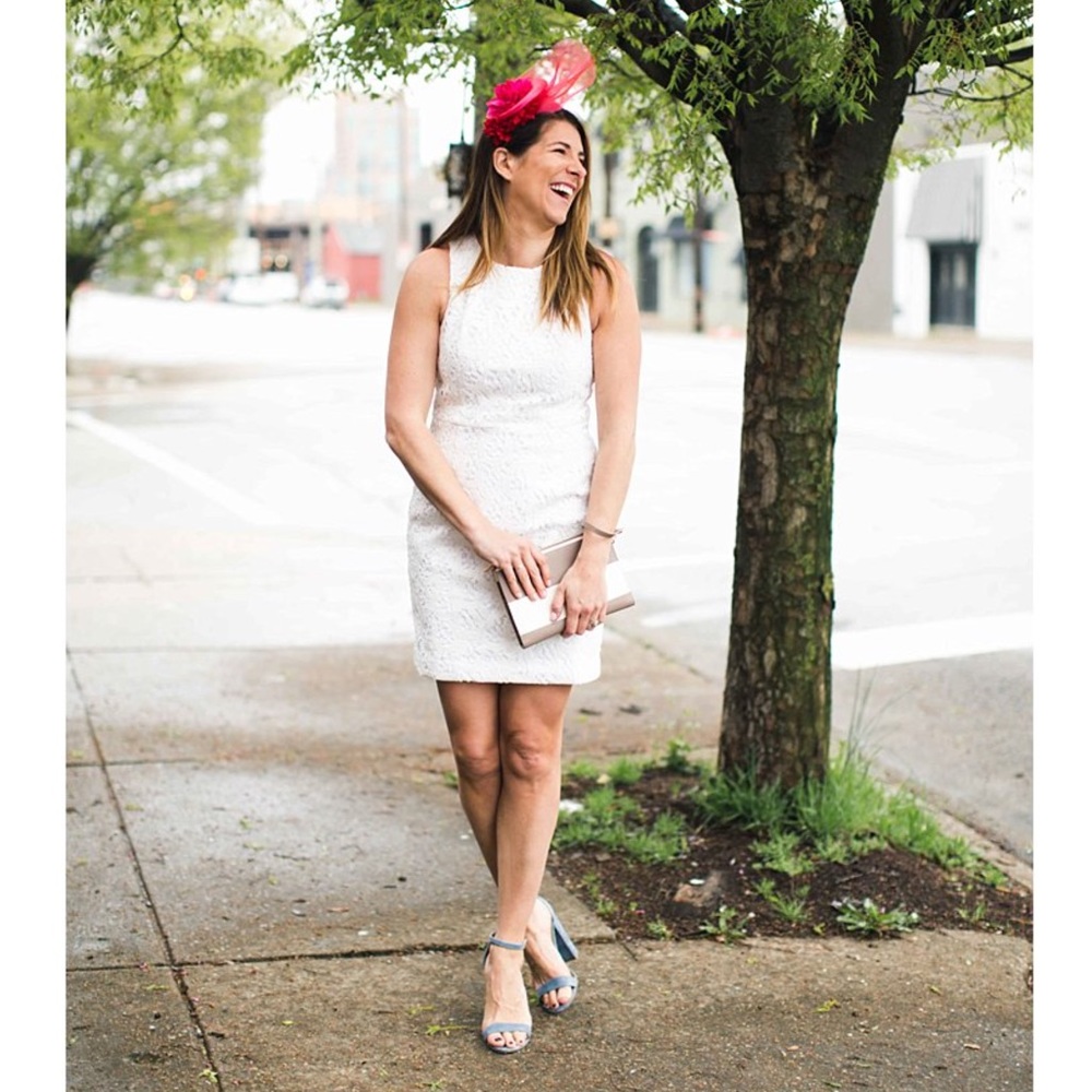 LNWOT Hot Pink Floral Derby Fascinator by Vineyard Vines